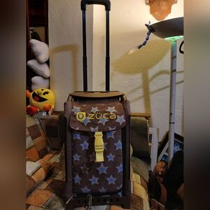 Brown Star-Patterned Zuca Bag